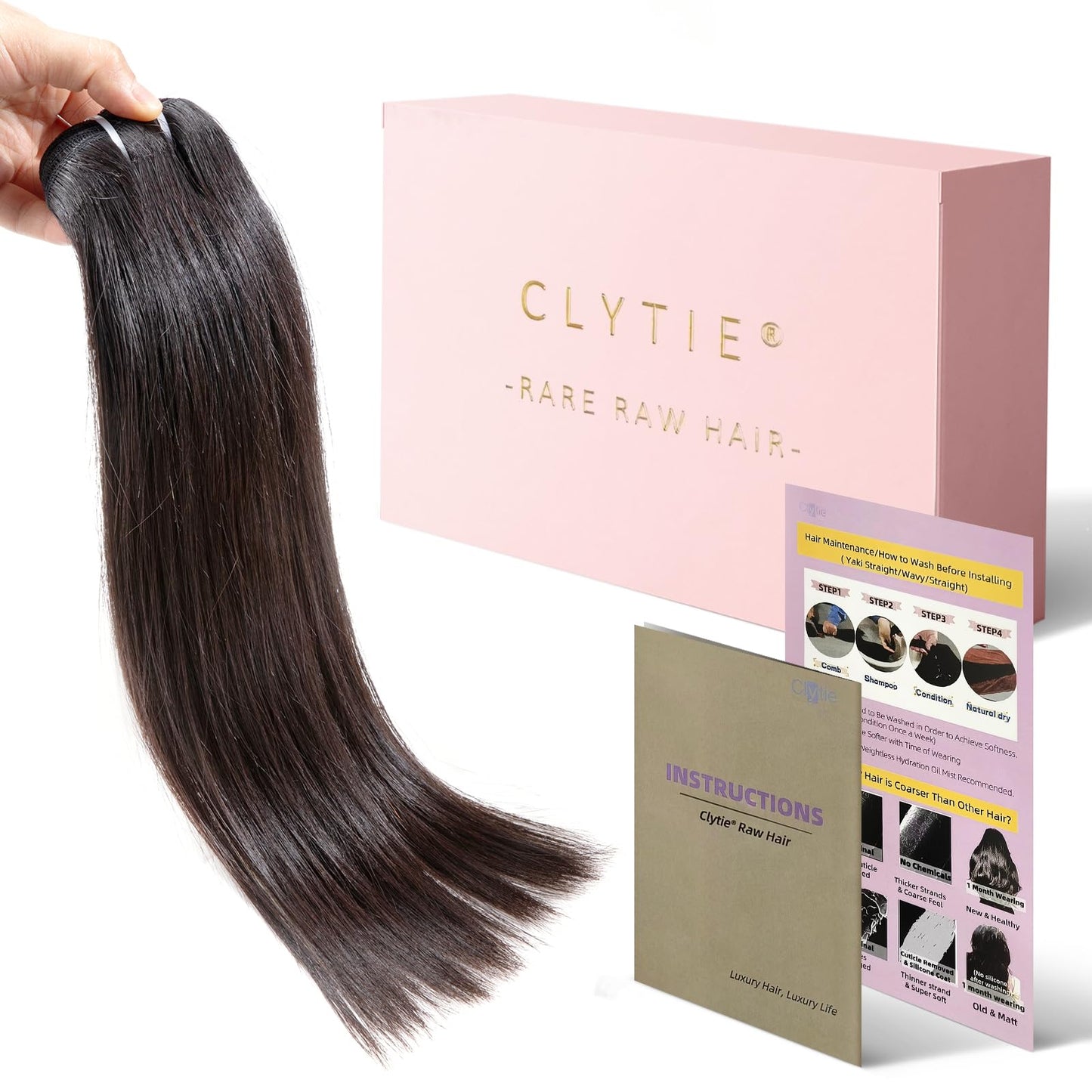 One Donor Lift 613 Raw Straight Bundles Human Hair Indian Hair 1 Bundle 16 Inches Unprocessed 100% Cuticle Aligned Virgin Human Hair Weave