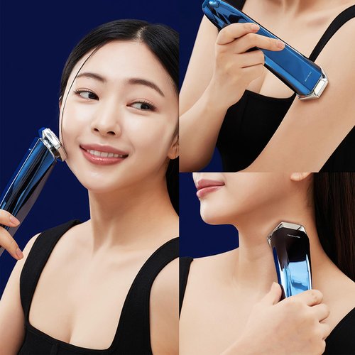 PEARLCARE Facial Massager, Anti Aging Face and Neck Massage Tool for Skin Care (Blue)