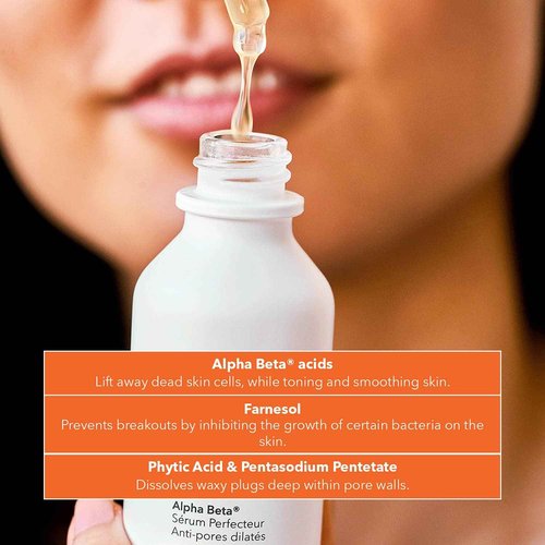 Dr. Dennis Gross Alpha Beta® Pore Perfecting & Refining Serum: for Enlarged, Clogged Pores with Excessive Oil, 1.0 fl oz