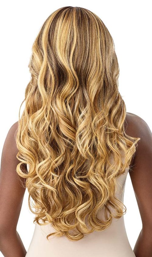 Outre Perfect Hairline Synthetic 13X6 HD Lace Front Wig - ETIENNE (Color:DRFF4/BTDTST)