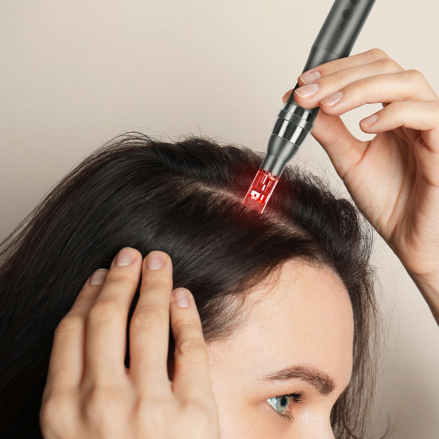 Microneedle Derma Roller Pen Microneedling Roller 0.25mm Dermabrasion Roller for Face Skin, Microneedle Micro Needle Roller 0.25mm for Men and Women Home Use