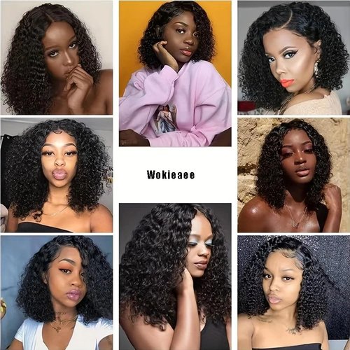 Kinky Curly Human Hair Bundles 20 22 24 Inch Curly Wave Bundles Human Hair Unprocessed Native Virgin Hair 100/PC 3 Extensions Natural Black Color 1B Wet and Wavy Human Hair Extensions for Women