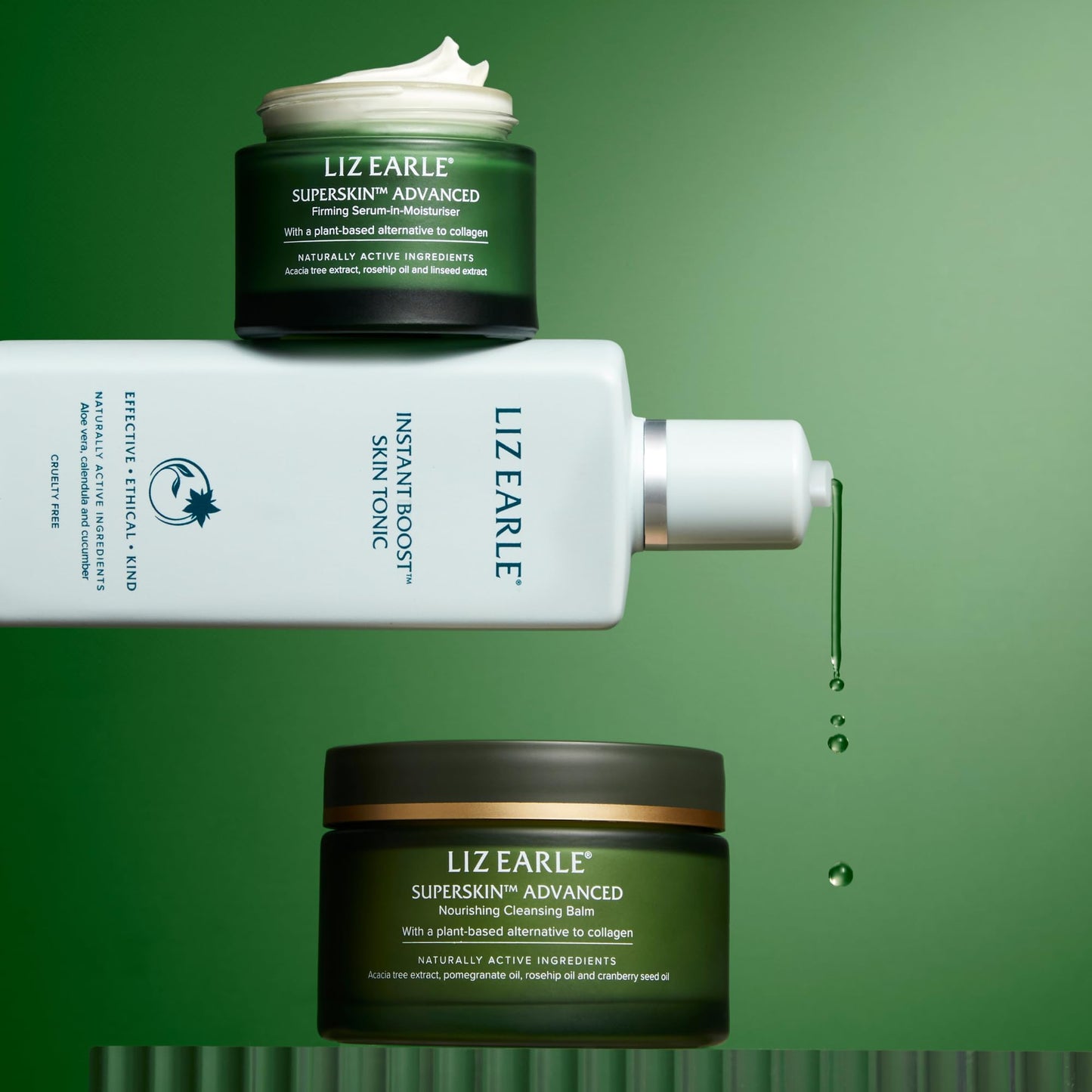 Liz Earle Superskin Advanced Firming Serum Face Moisturizer - Anti Aging Facial Firming Cream & Serum - Helps Reduce the Appearance of Fine Lines & Wrinkles (50ml)