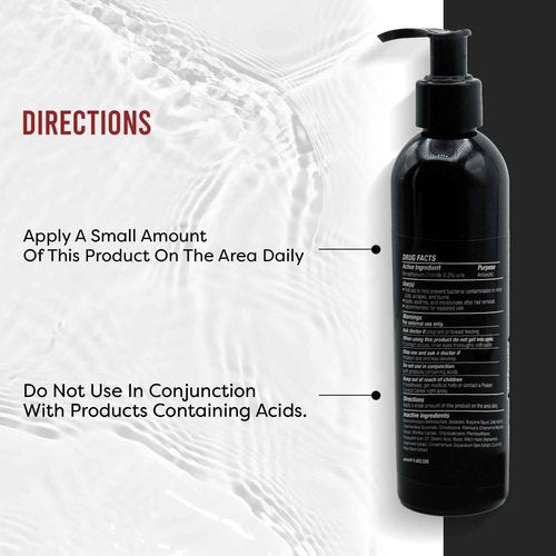 finipil Cream for Ingrown Hair for Mens After Shave 8 Fl oz, clear