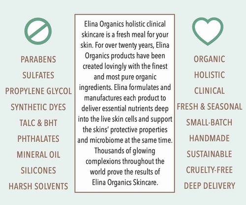 Elina Organics Cleopatra Neck Cream, 2oz – Firming & Lifting Neck Moisturizer with Colloidal Gold, Silk Peptides & Green Tea – Organic, Vegan – Reduces Wrinkles & Improves Elasticity