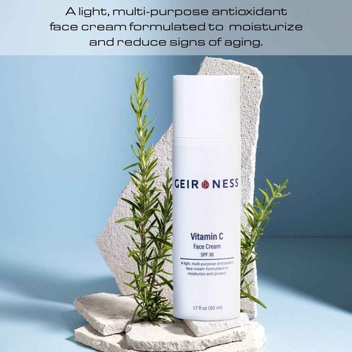 Geir Ness Vitamin C Day Cream - SPF 30 - Anti Aging Day Time Moisturizer Cream