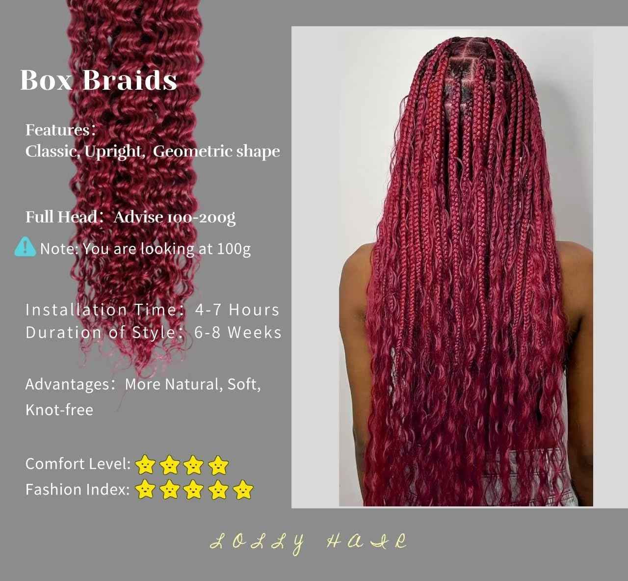 Human Braiding Hair 100g 28 Inch Deep Water Wave Bulk Human Hair for Braiding No Weft 12A Brazilian Virgin Curly Human Hair Extensions for Boho Braids Wet and Wavy 99J Red Burgundy Braiding Hair