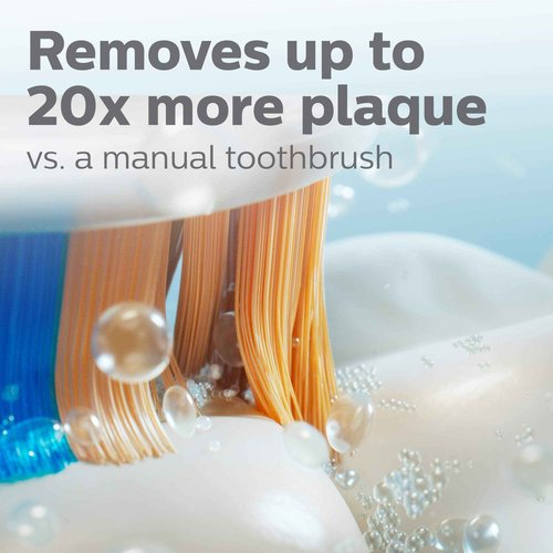 Philips Sonicare Genuine C3 Premium Plaque Control Replacement Toothbrush Heads & Genuine A3 Premium All-in-One Replacement Toothbrush Heads, 2 Brush Heads, Black, HX9092/95