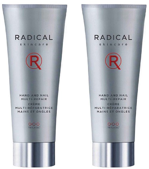 Radical Skincare Hand & Nail Multi Repair Creme - Provide Moisture & Fight Aging | Strengthens Nails & Cuticles | For All Skin Types Including Sensitive Skin | Cruelty & Paraben Free (2.5 oz, 2 Pack)