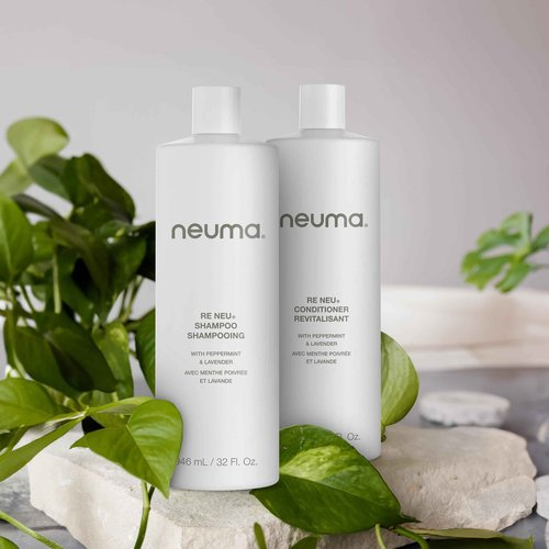 NEUMA Re Neu Shampoo 32 Fl. Oz. Revitalizing, Soothing & Gentle Cleansing Sulfate Free Shampoo, Peppermint & Vanilla Scent