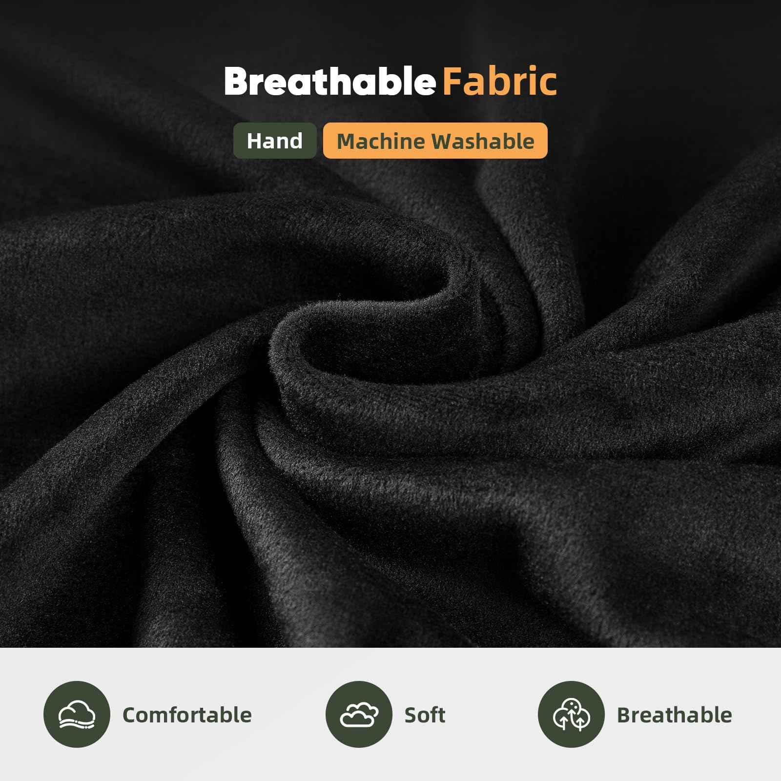 Lash Bed Topper, High Density Foam Massage Table Pad, Ergonomic Lash Bed Foam Topper, Curvy Esthetician Mattress, Washable Massage Table Padding Cushion for Beauty Salon, 70.8in×23.6in, Black