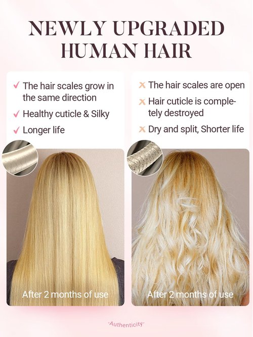 MAXITA Invisi Edge Tape in Hair Extensions Human Hair,Light Blonde Highlighted Golden Blonde Remy Human Hair,20pcs 16 Inch 50g Seamless Injected Tape in Extensions