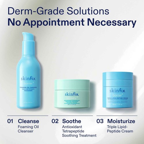 Skinfix Antioxidant Tetrapeptide Soothing Treatment - 1.7 oz - Overnight Face Mask - Visibly Calms Redness & Hydrates Skin - Non-Comedogenic - Vegan, Cruelty Free