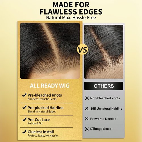 magicjoy Body Wave Human Hair Wigs for Women Glueless HD Lace Front Wigs Human Hair Body Wave 180 Density Lace Frontal Wigs Human Hair Pre Plucked Body Wave 13x6 Lace wigs 26 Inch