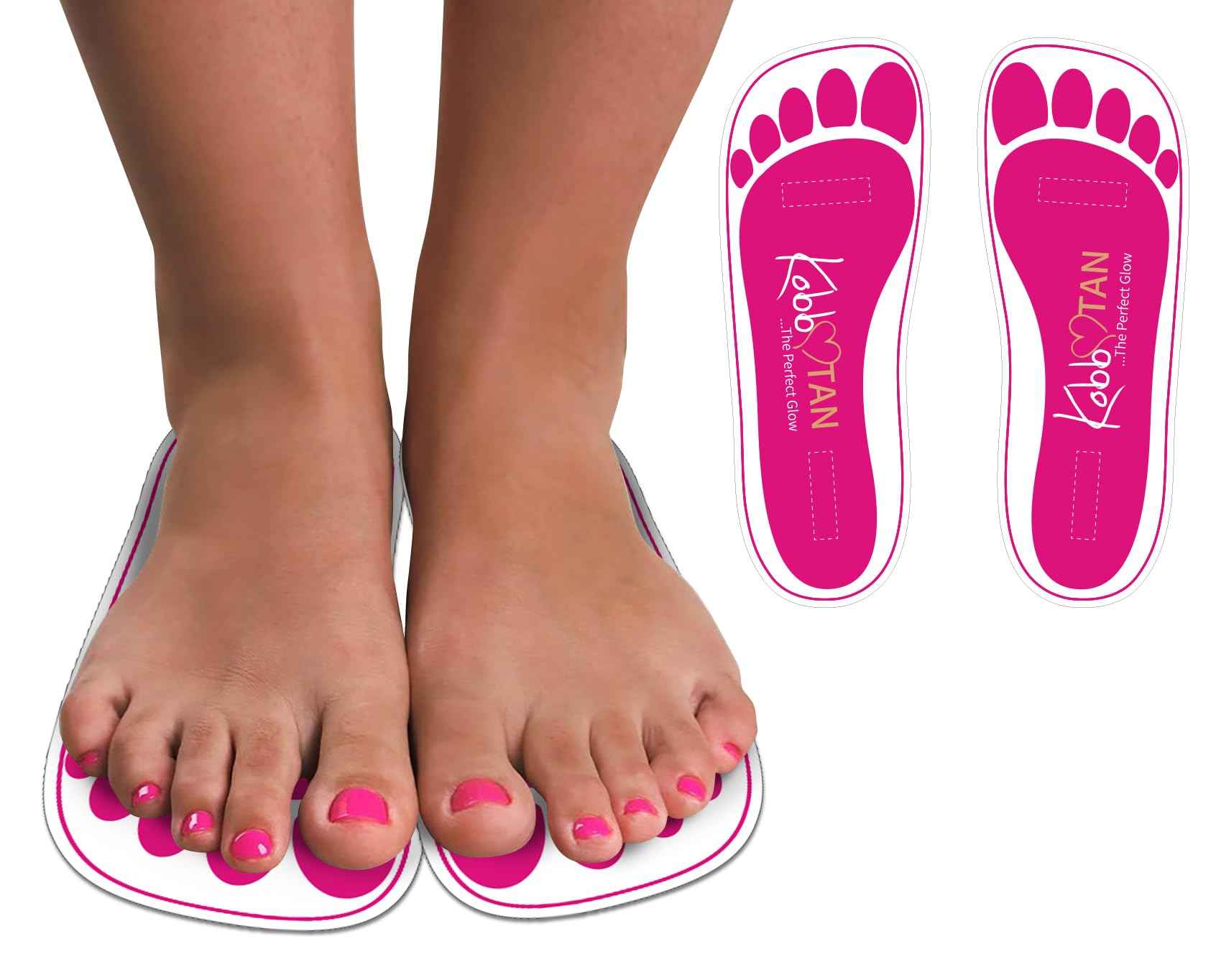 180 Pairs(360feets)Spray Tan Feet Pads Disposable & Economic Pink Feet pads for Spray tanning,Use in Tanning booth,Sunless Tanning at Home or Beauty Salon-Non Slip-Comfortable-Hygienic-Ultra Bronzing