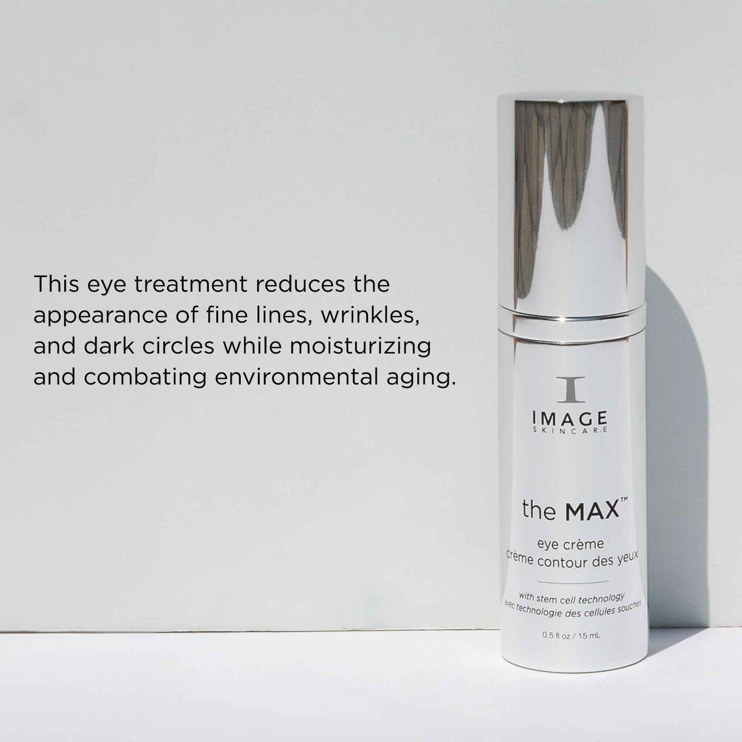 IMAGE Skincare, the MAX Eye Crème, Under Eye Cream to Reduce Appearance of Fine Lines and Puffiness for Brighter Looking Eye Area, 0.5 oz