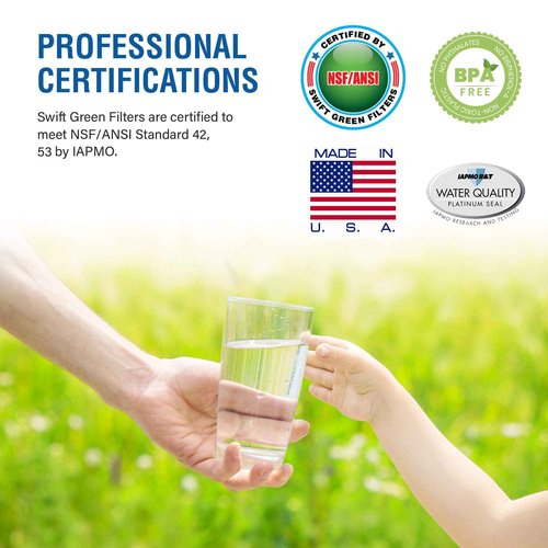 Swift Green Filters SGF-DA20B Compatible Refrigerator Water Filter for DA29-0020B,DA2900019A,DA97-08006A-B,Made in USA,Pack of 2, White
