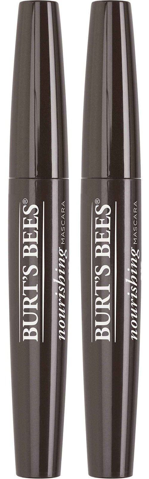 Burt's Bees 100% Natural Nourishing Mascara, Black Brown - 0.4 Ounce (Pack of 2)