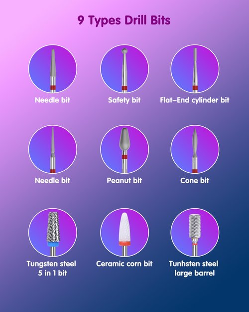 Professional Nail Drill, Electric Nail Drill