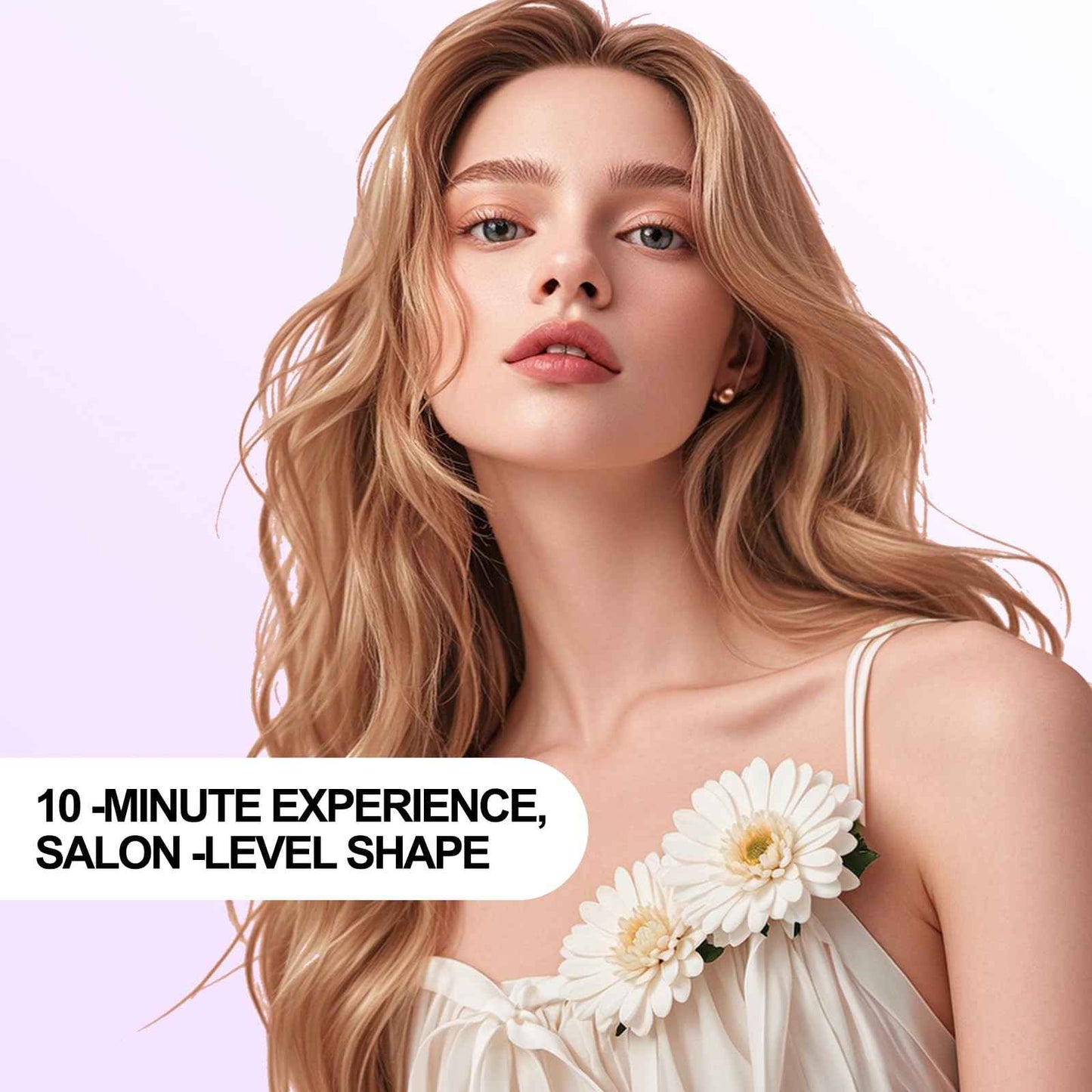 K&K 1.7 Inch Cool-AIR TECH Hair Styling Tool Bounce Brush, Heated Thermal Round Brush with Negative Ion Technology, Multiple Heat Settings for Blowout Look with Hair Care Oil, Temperture Contronal