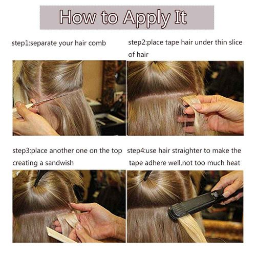 Rich Choices Tape in Hair Extensions Human Hair 40pcs 100g Balayage Jet Black 100% Remy Hair Extensions Real Human Hair Seamless Curly Wavy Tape in Hair of 20 inch #01