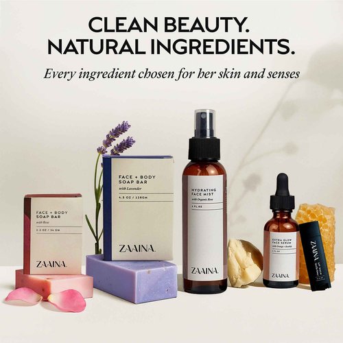 ZAAINA Birthday Gift Set for Women - Bath Gift Basket Set, Body Care Set for Her, Relaxing Spa Kit, Spa Package, Self Care Kit for Women, Pampering Home Spa Kit (DELUXE Spa Set)