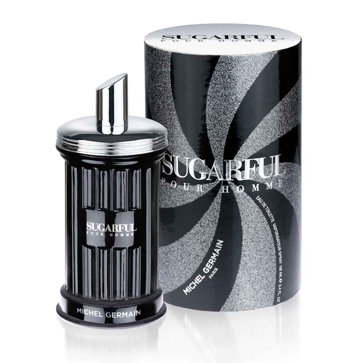 Michel Germain Sugarful Pour Homme Eau de Toilette Spray for Men, Top Notes of Iced Grapefruit, French Sage, Masculine Fragrance Gift, 3.4 Fl Oz
