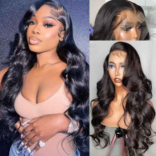HANGFIRST 13x6 Body Wave Lace Front Wigs Human Hair Pre Plucked 180% Density HD Lace Frontal Wig Human Hair For Women Body Wave Wigs With Baby Hair 26inch