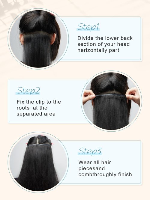 Clip in Hair Extensions Real Human Hair 9Pcs Remy Human Hair Extensions Clip in for Women Natural Human Hair Black 18inch 125g Straight Seamless Real Human Hair