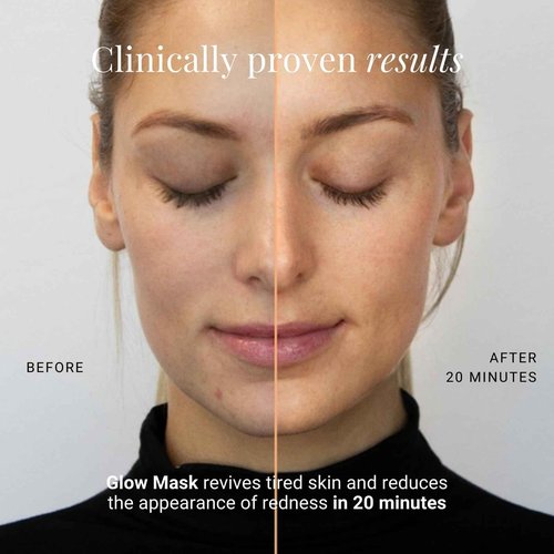 G.M. COLLIN Glow Mask | Revitalizing Face Mask Infused With Vitamins & Camu Camu Extract | Reduces the Appearance of Redness