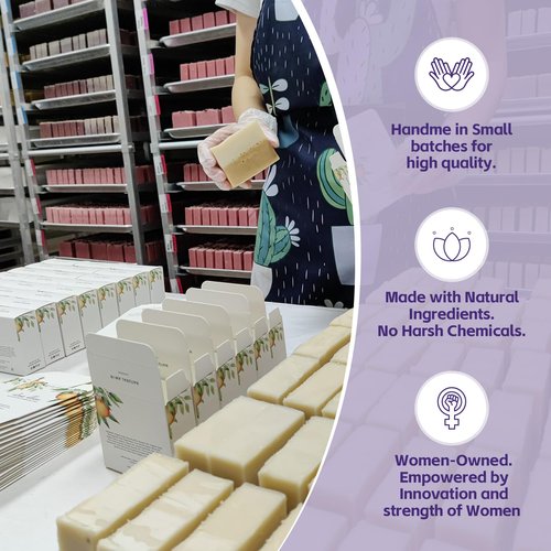 Natural Amor Lavender Blanket Spa Gift for Women 8pcs, Birthday Gift for Women, Self Care Gift for Birthday, Christmas