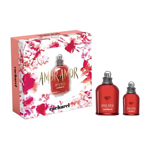 Cacharel Amor Amor - Fragrance Gift Set for Women - Includes Eau de Toilette 3.4 Fl Oz & 1.0 Fl Oz