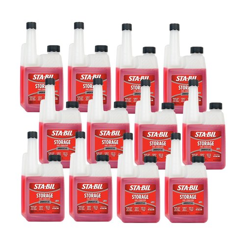 STA-BIL Storage Fuel Stabilizer | Keeps Fuel Fresh for 24 Months, Prevents Corrosion, Gasoline Treatment Additive that Protects System, Gas Stabilizer for Storage, 16 oz. (12 Pack)