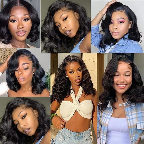 28 30 32 inch Color #1B Human Hair Bundles Body Wave Bundles WuvuSnm Natural Black Body Wave Human Hair Bundle