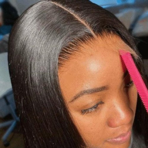 Savasana 4x4 HD Lace Closure Human Hair Body Wave Pre Plucked with Baby Hair 4x4 Closure for Black Women Skin Like Brazilian Virgin Natural Black 20 Inch