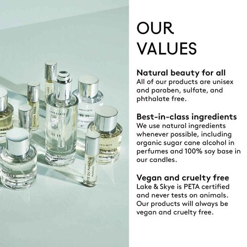 Lake & Skye Santal Gray Eau de Parfum, Long Lasting Fragrance, 1.7 fl oz (50 ml) - Santal, Cardamom, Sandalwood, Earthy, Musk, Vegan, Paraben-Free, Cruelty-Free