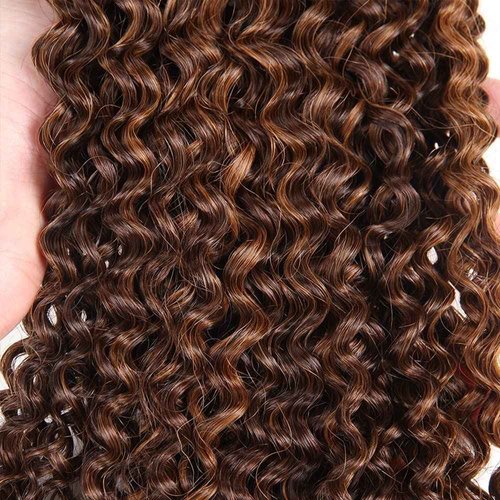Habiliana Bundles Human Hair 20 22 24 Inch Jerry Curly Wave P4/30 Human Hair Bundles 11A Unprocessed Brazilian Virgin Quick Weave Hair Extensions for Black Women
