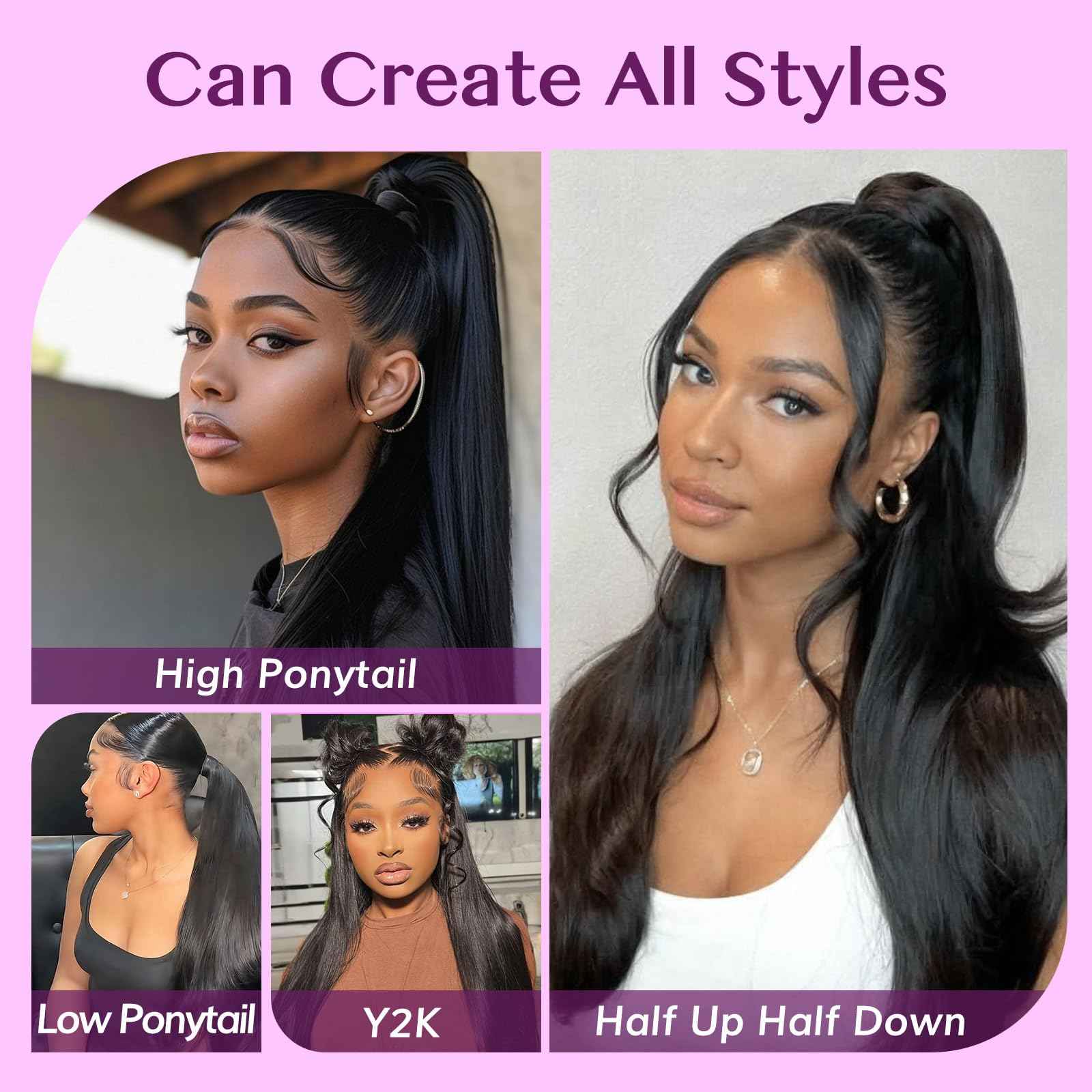 IDN BEAUTY Genius Weft Body Wave Clip In Hair Extensions Human Hair For Black Girl Women, Virgin Hair Longer Lifespan, Invisible Seamless PU Weft Clip Ins, 16 Inch 110g 7Pcs Natural Black