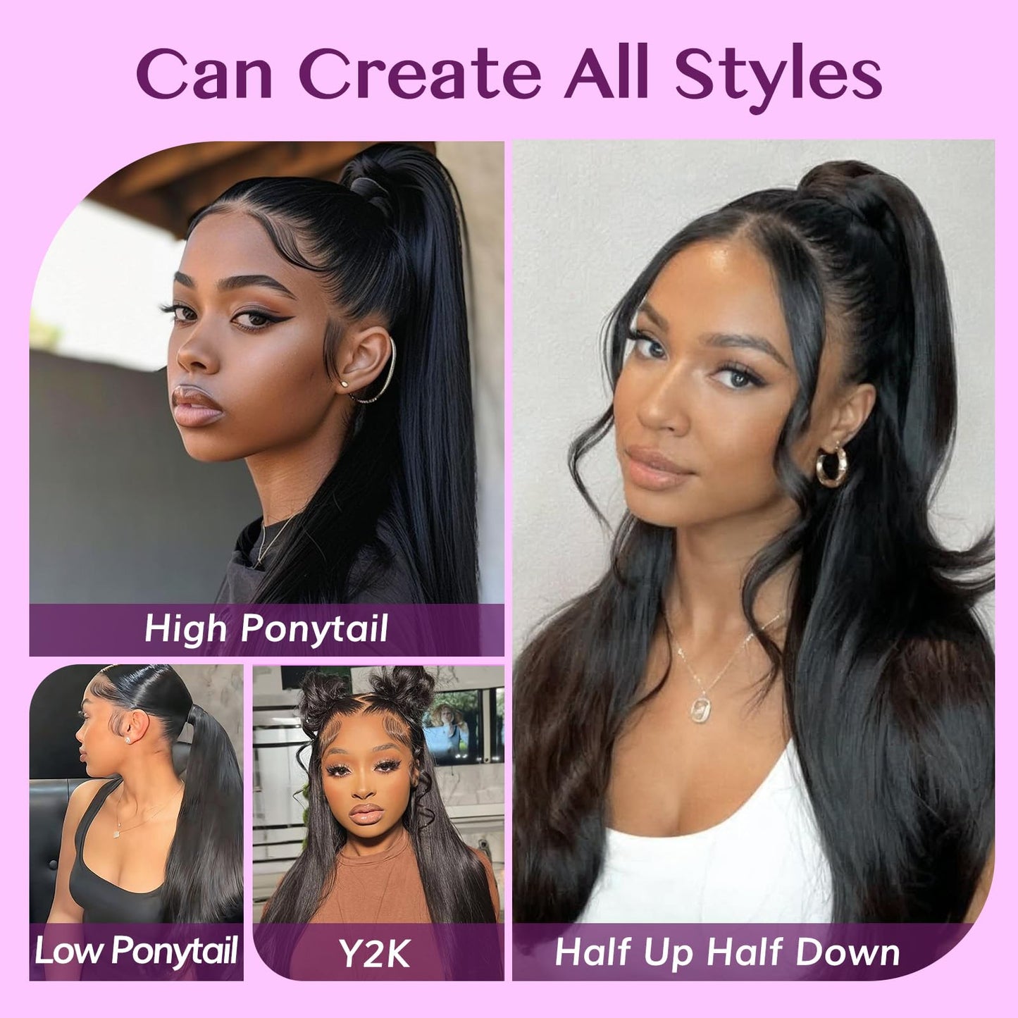 IDN BEAUTY Genius Weft Body Wave Clip In Hair Extensions Human Hair For Black Girl Women, Virgin Hair Longer Lifespan, Invisible Seamless PU Weft Clip Ins, 14 Inch 100g 7Pcs Natural Black