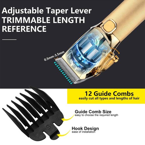 Adaife Professional Hair Clippers, Beard Trimmer for Men Electric Razor, Clippers and Trimmers Set Shavers for Men, Barber Clippers Hair Cutting Kit