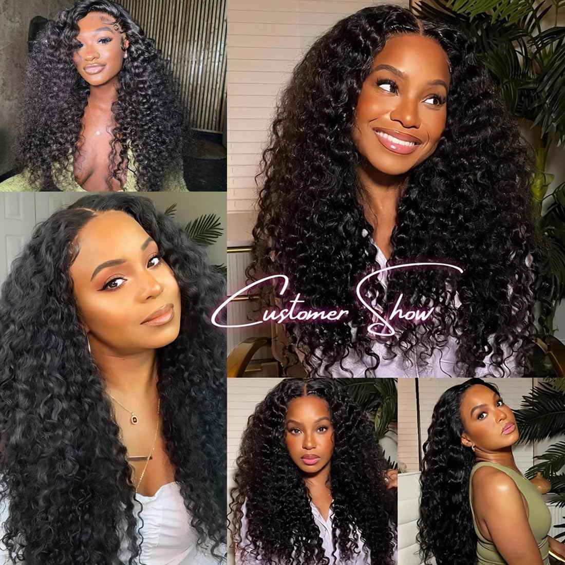 15A Burmese Deep Wave Bundles Human Hair 20 Inch 1 Bundle Tangle Free Unprocessed Brazilian Virgin Hair Weft with Spiral Curly End for Women Deep Wave Human Hair Weft Extensions