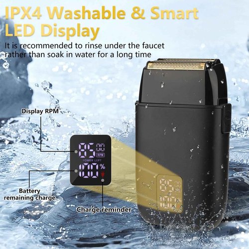 Saoilli Hair Clippers for Men Professional,Cordless Beard Trimmer Hair Trimmer for Men Set,Electric Shavers Rechargeable,Barber Clippers for Haircut Grooming,Razor with Case