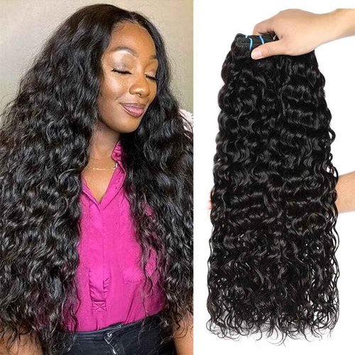 Human Hair Bundles Water Wave Bundles 12A Brazilian Weave Human Hair Bunldes Wet And Wavy Bundles Human Hair 100% Unprocessed Virgin 3 Bundls Human Hair 16 18 20