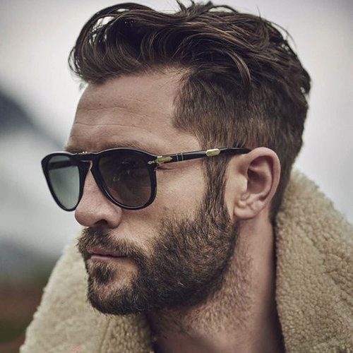 Voloria Men Hairpiece Real French Lace Human Hair Replacement for Men Wig Thin Skin Men's Toupee #4 brown Color