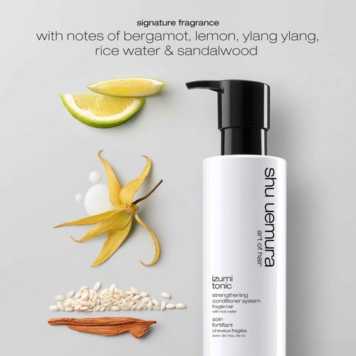 Shu Uemura art of hair Izumi Tonic Strengthening & Thickening Rice Water Conditioner - Hydrates and Repairs Damaged Hair, Smooths and Adds Shine, With Japanese Rice Water, 8 Fl Oz
