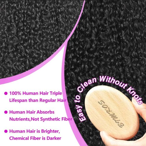 Rozilo Aomllute Deep Wave Lace Front Wigs Human Hair Wigs for Women 200 Density 13x4 HD Deep Curly Lace Front Wig Human Hair Glueless Lace Front Wig Human Hair Pre Plucked 24 Inch