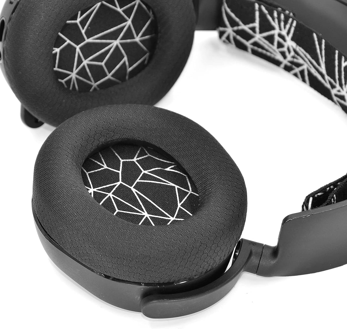 Arctis 3/5 / 7/9 Replacement Black Fabric Ear Pads Cushion Compatible with SteelSeries Arctis 3 / Arctis 5 / Arctis 7 Arctis 9 / Arctis 1 / Arctis pro Lossless Wireless Gaming Headset Headphone