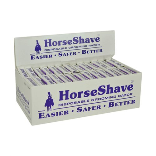 Horse Shave - Disposable Grooming Razor. Easier, Safer, Better (50-Pack)