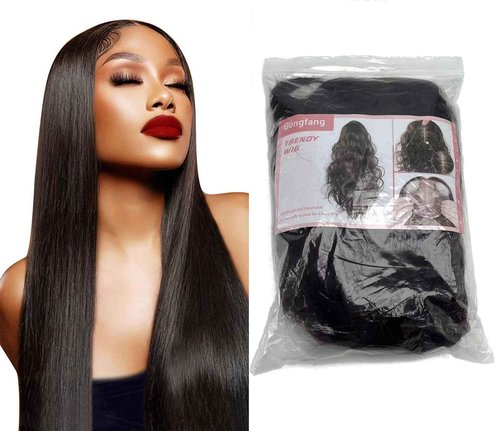 Straight 13x4 Hd Lace Frontal Frontal Hd Lace Pre Plucked Natural Hairline Virgin Brazilian Human Hair Free Part 150% Density Swiss Lace Frontal Closure Natural Black Color