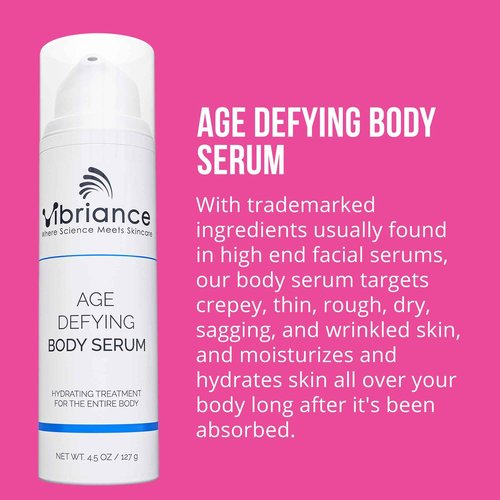 Vibriance Total Body Renewal Bundle | Super C Serum and Age Defying Body Serum for Face and Body | Hydrates, Firms, Lifts, Reduces Wrinkles, Crepey Skin | Anti-Aging Skincare Set for Radiant Skin